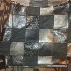 Apt. 9 Black/Gray Patchwork Bag